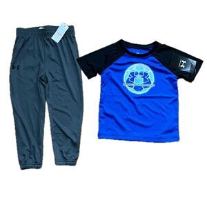 Under Armour Boy’s  Jogger and T Shirt Set Size 2T